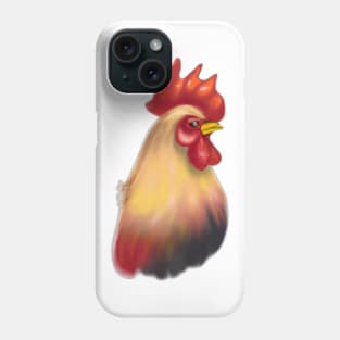 Cute Rooster Drawing Phone Case