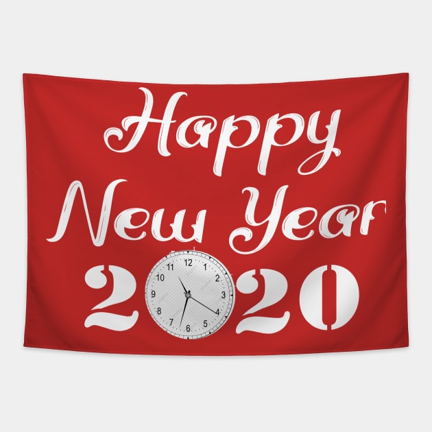 Happy New Year 2020 Unisex Tshirt Hello 2020 T-shirt Couples Tshirt Men Tshirt Unisex Shirts New Year Squad Tapestry by Nice Shop