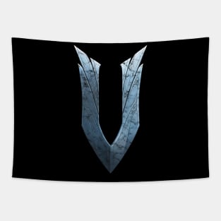 V Rising Distressed Logo Tapestry