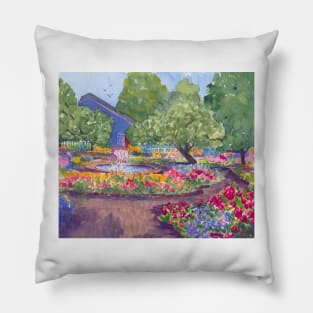 Prescott Park Portsmouth NH card Pillow