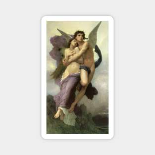 Abduction of Psyche by Bouguereau Magnet