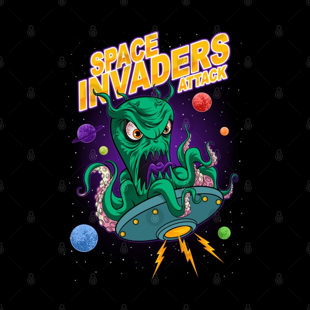 Space Invaders Attack by BlackMorelli