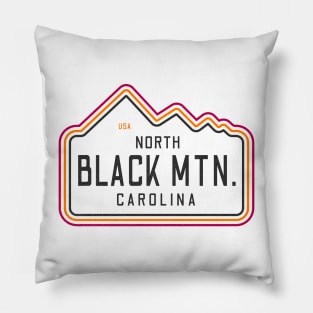 Visiting NC Mountain Cities Black Mountain, NC Neon Range Pillow