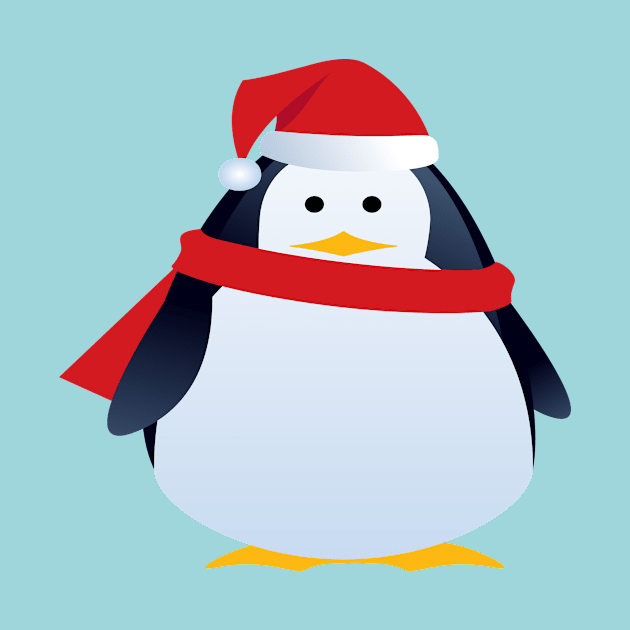 Christmas Penguin by Lilustrations