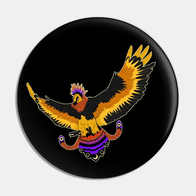 Phoenix Vulture Pin by PlaguedPhoenix