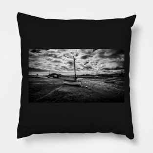 Alnmouth Estuary Boats Pillow