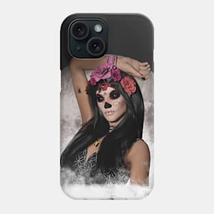 Sugar Skull Vision Purple Eyes Full Moon Phone Case