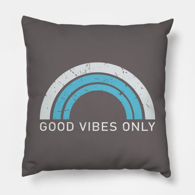 Good Vibes Only Pillow by SrboShop