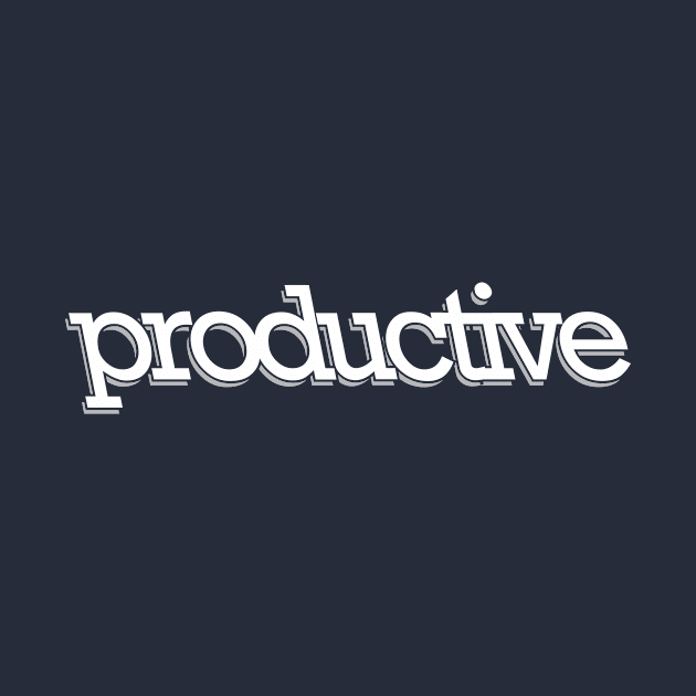 be productive by creative words