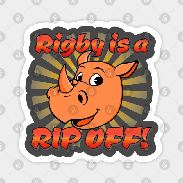 Full House Rigby is a Rip Off! Magnet by ILLannoyed 