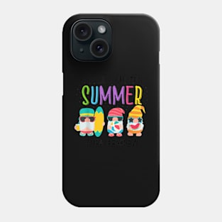 School'S Out For Summer Teacher Crew Gnome Phone Case