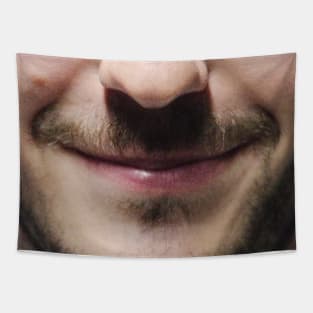 Smiley mouth face Mask |Funny Man Face Mask | Smile Face Mask | men Face Mask | Funny Face Mask Tapestry