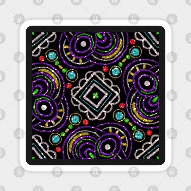 Faux Sparkly Pattern 2 Magnet by ArtbyLaVonne