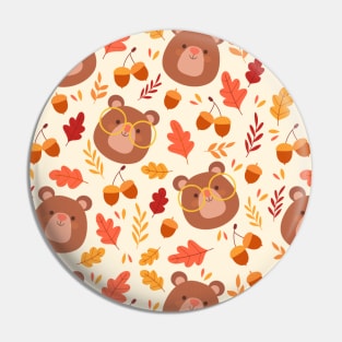 Fall / Autumn pattern Pin