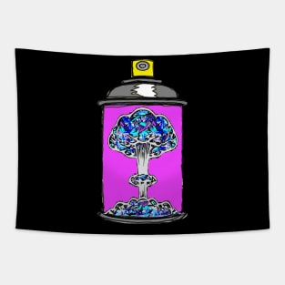 spray Explosion Pop Art Tapestry