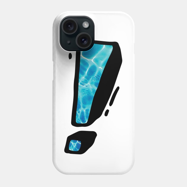 Exlamation Mark Phone Case by VANDERVISUALS