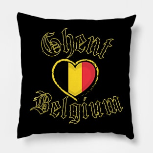 Ghent Belgium Pillow