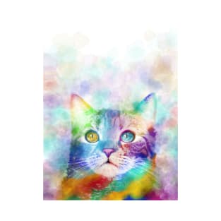 Cat 663 multicolor cat T-Shirt