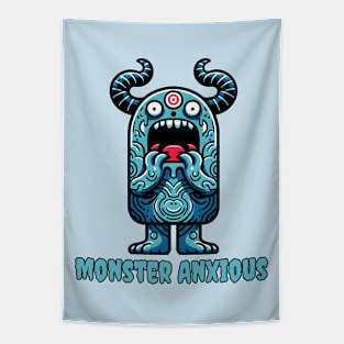 Anxiety monster Tapestry