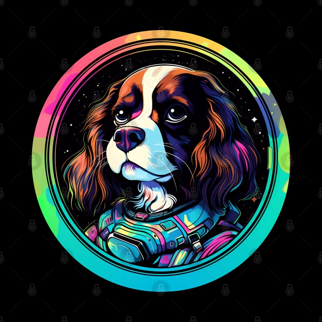 Cavalier King Charles Spaniel Cosmic Space Dogs Galaxy Astronaut by Sports Stars ⭐⭐⭐⭐⭐