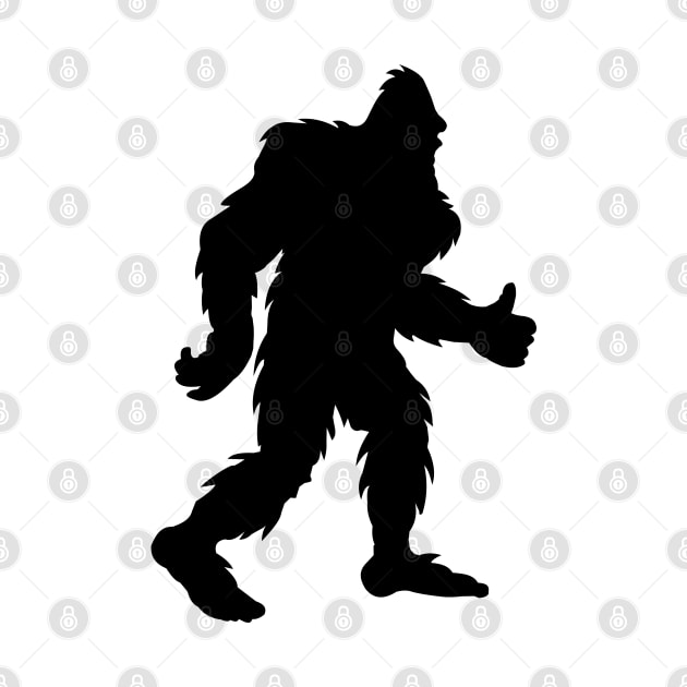 Bigfoot Silhouette by Tesszero