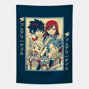 Fairy Tail Tapestries Teepublic