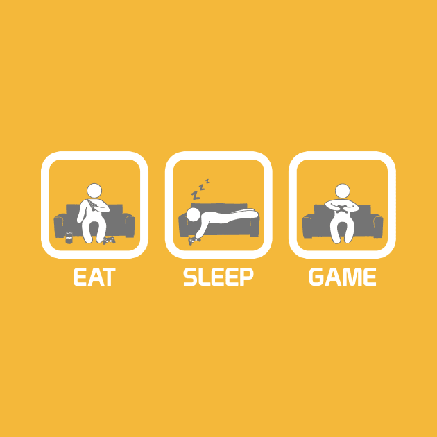 Eat, Sleep, Game (Console) by TheHookshot