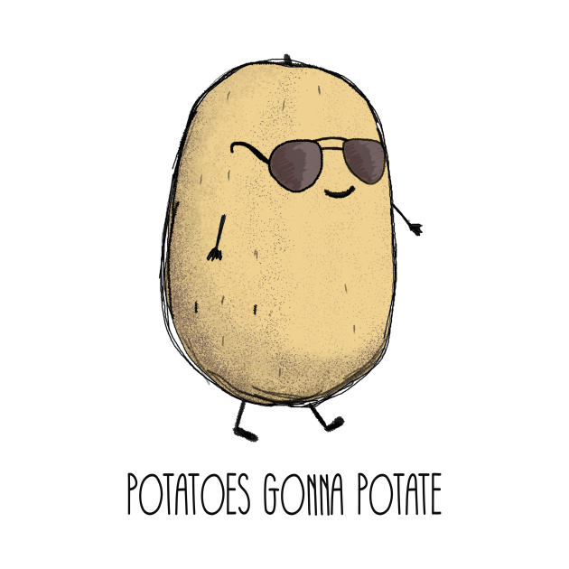 Potatoes gonna potate Potato Body Niemowlęce TeePublic PL