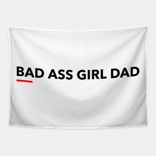 Bad Ass Girl Dad Tapestry