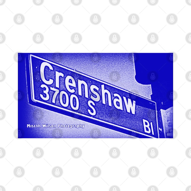 Crenshaw Boulevard (Blue), Los Angeles, California by Mistah Wilson by MistahWilson