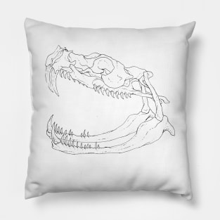 Snake Skull Pillow