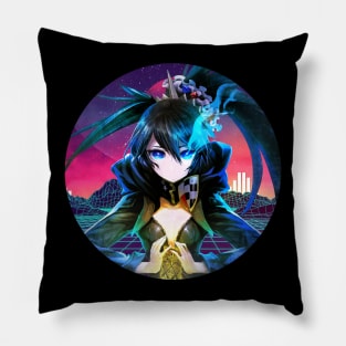 Raging Shadows The Dark Tale of Black Rock Shooter Pillow