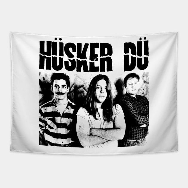 Husker Du || Classic 80s Vintage Tapestry by idontwannawait