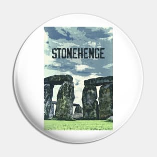 Stonehenge, England ✪ Vintage style poster Pin