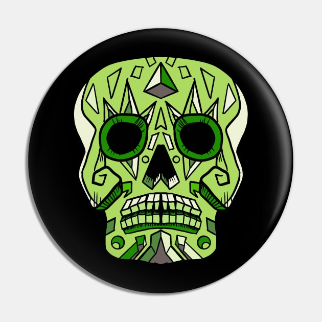 Candy Skull 4 Pin by fakeface