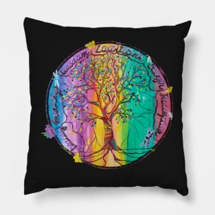 A Tree of Life Meaning Pillow