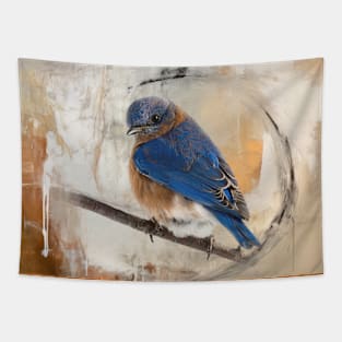 Beautiful Bluebird 01 Tapestry