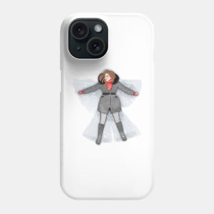 Snow angel Phone Case