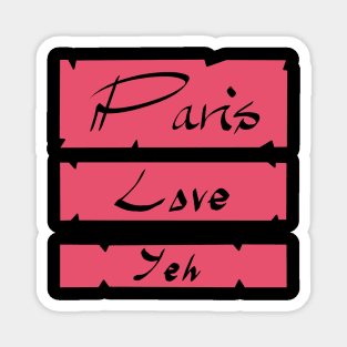 Paris Love Yeh Magnet