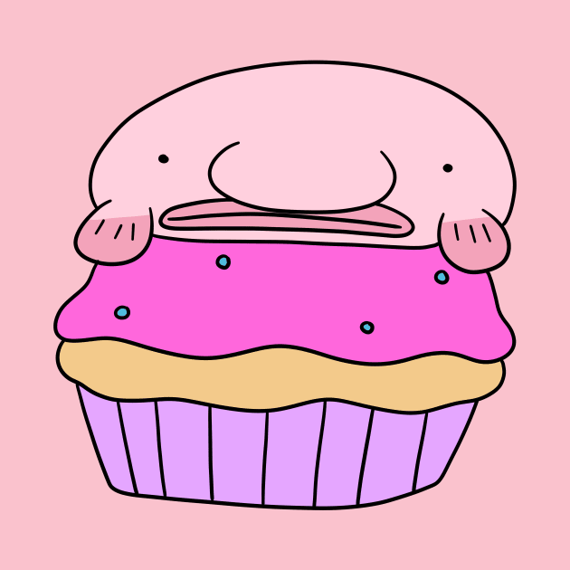 Pink Cupcake Blobfish by saradaboru