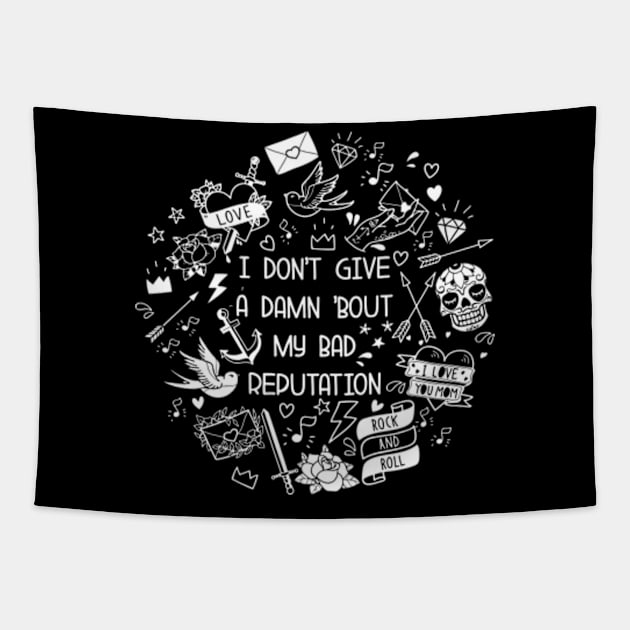 Bad Reputation Tapestry by LouMax