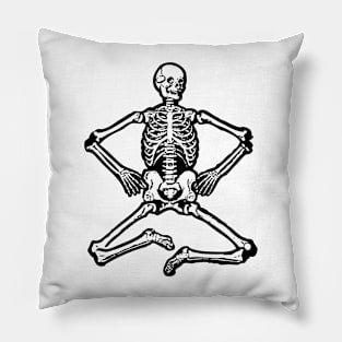 Yoga Skeleton Pillow