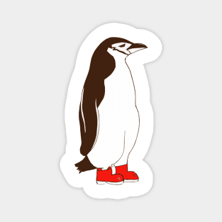 Penguin in wellies Magnet