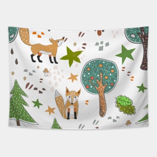 Foxes Tapestry