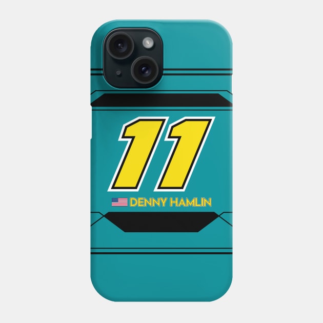 Denny Hamlin #11 2023 NASCAR Design Phone Case by AR Designs 