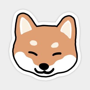 Shiba Inu Cartoon Dog Blinking Magnet