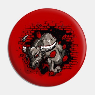 Raging bull Pin