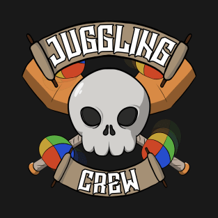 Juggling crew Jolly Roger pirate flag T-Shirt