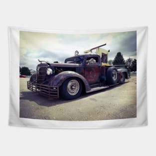 Rat Rod Truckers Tapestry