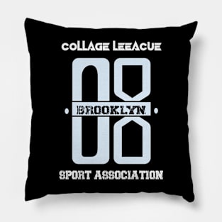 Varsity Vibes Typography Tees for the College League Pillow